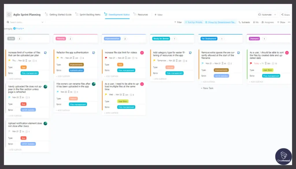 Clickup-Sprint