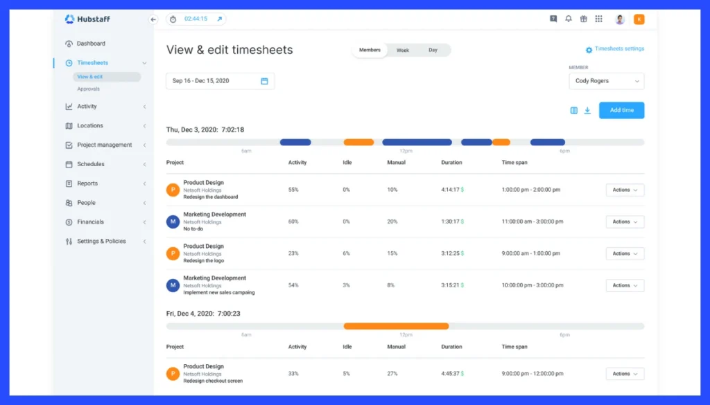 Hubstaff-Time Tracking.
