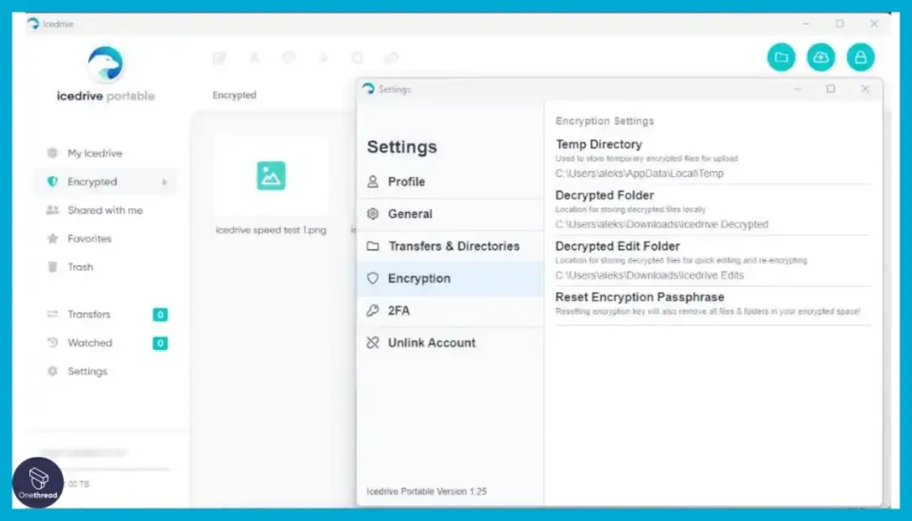Icedrive-Encryption