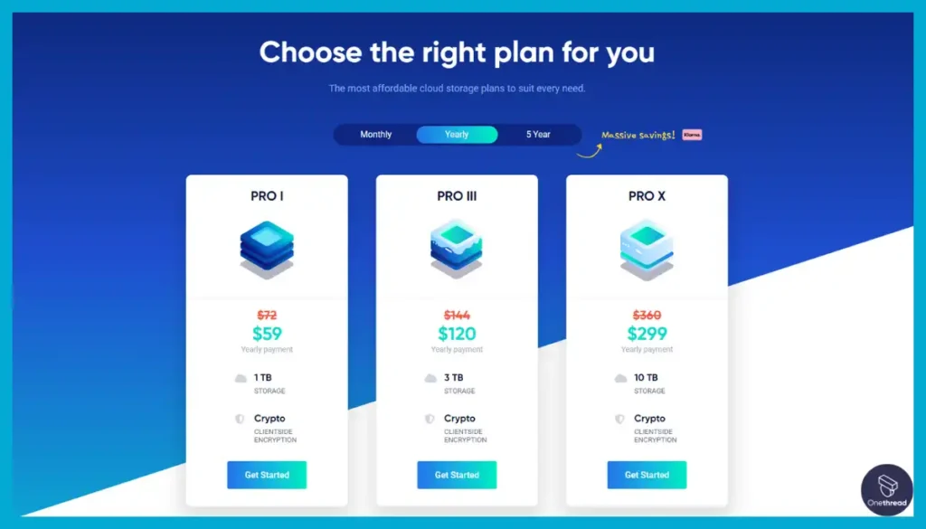 Icedrive-Pricing