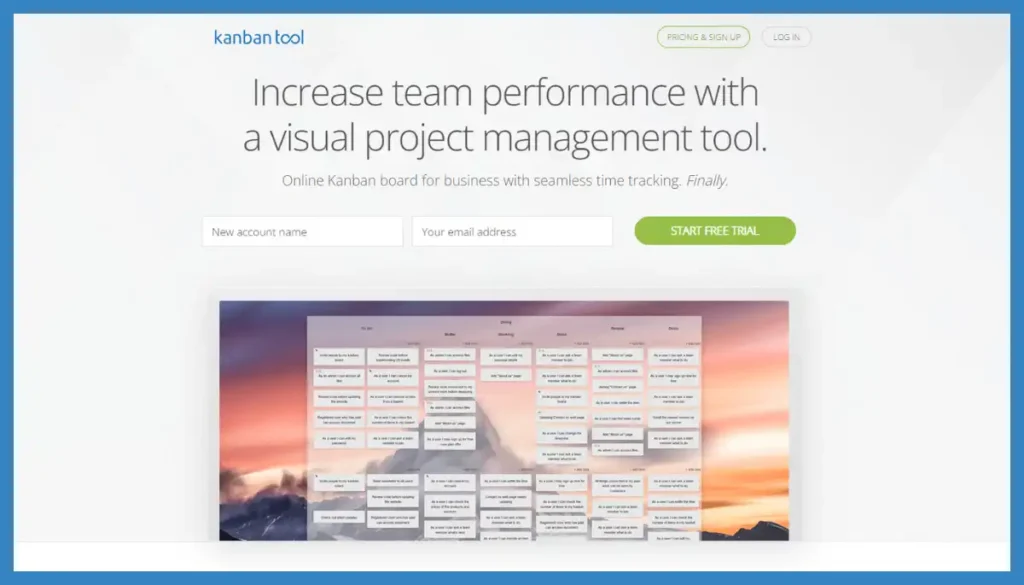 Kanban Tool-Home