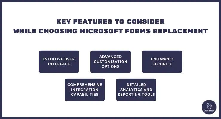 Key Features to Consider While Choosing Microsoft Forms Replacement