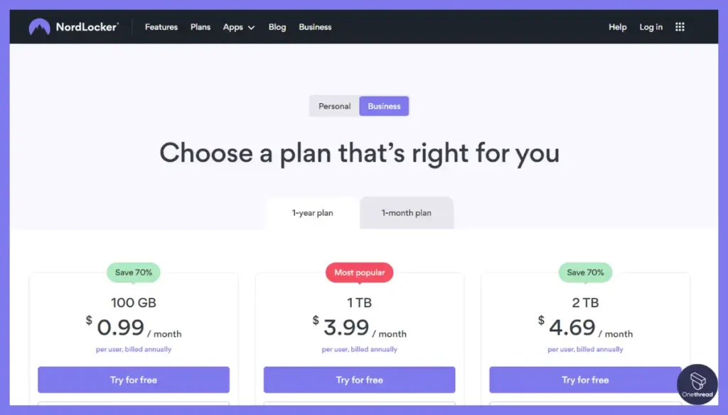 NordLocker-Pricing
