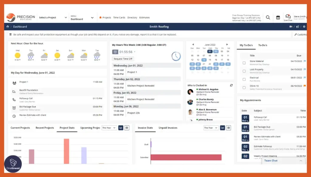 Contractor Foreman-Dashboard.