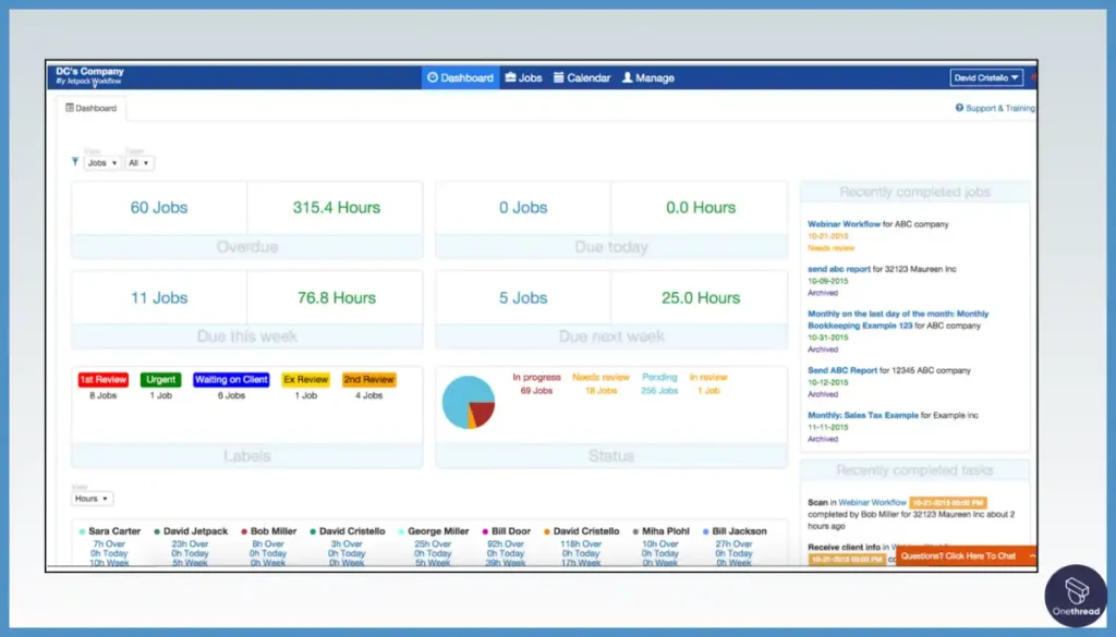 Jetpack Workflow-Team Tracking.