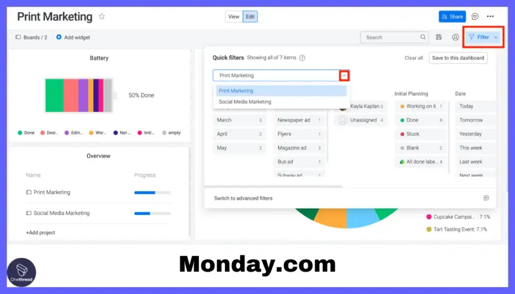 Monday.com-Dashboard