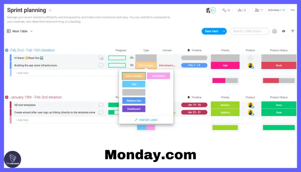 Monday.com-Sprint