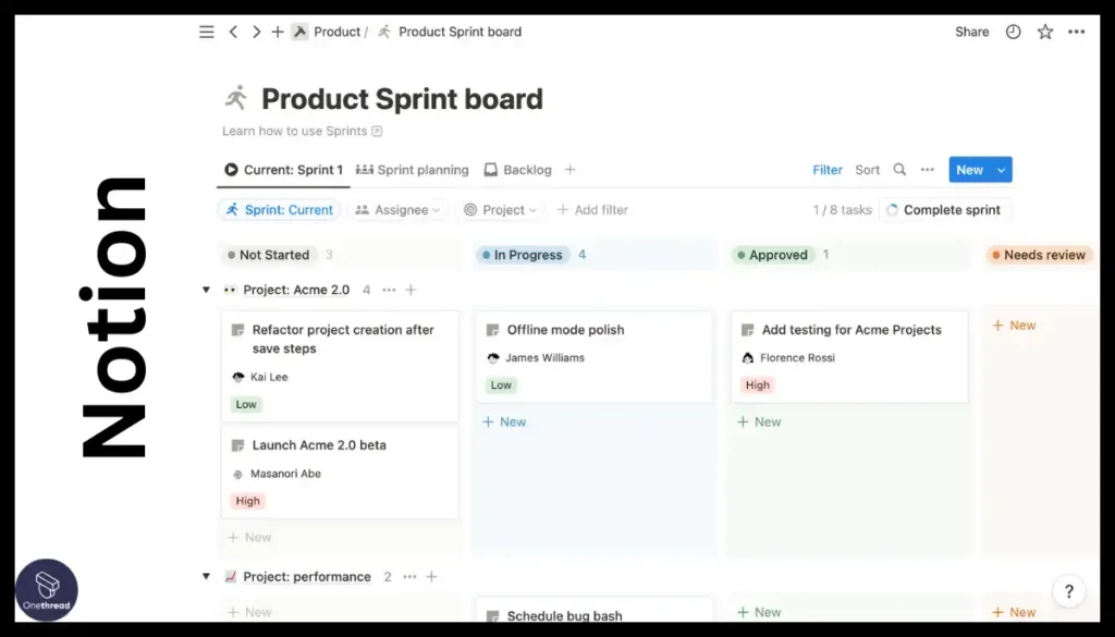 Notion-Sprint