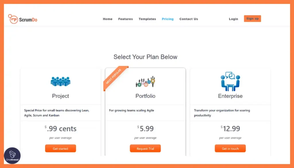 ScrumDo-Pricing