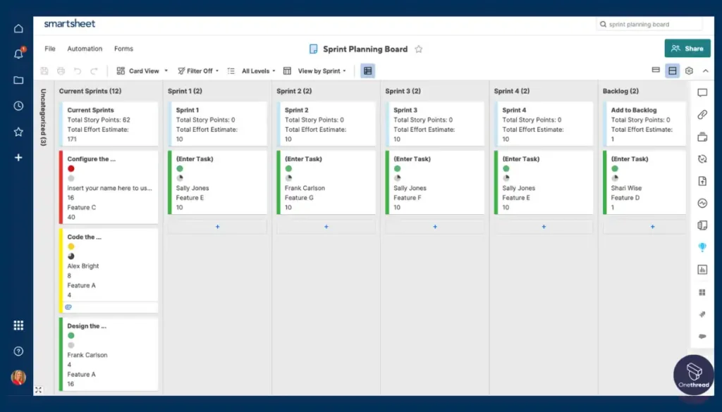 Smartsheet-Kanban