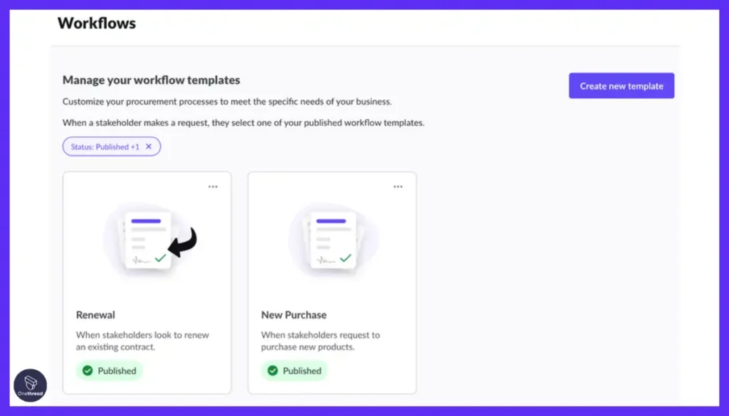 Vendr-Approval Workflows