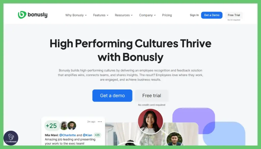 Bonusly-Home