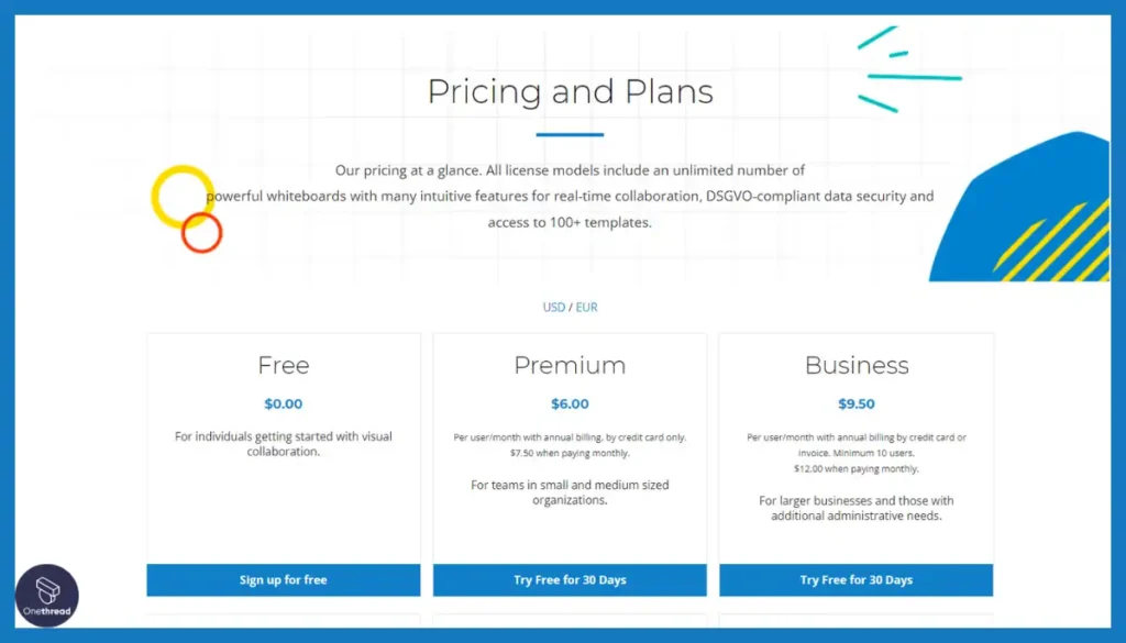 Conceptboard-Pricing
