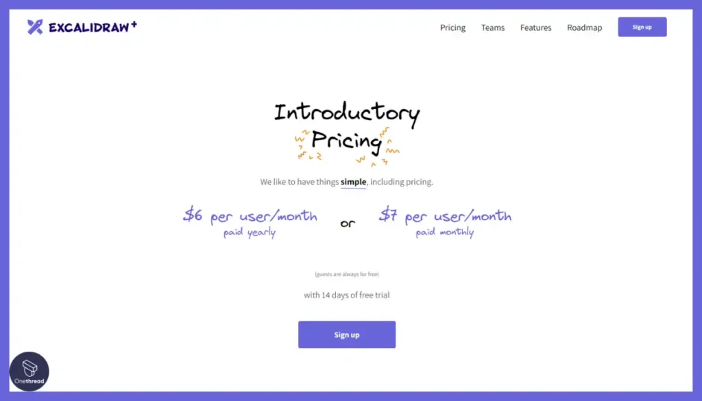 Excalidraw-Pricing