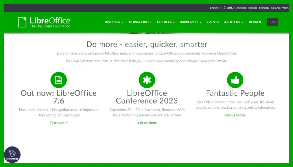 LibreOffice Calc-Home