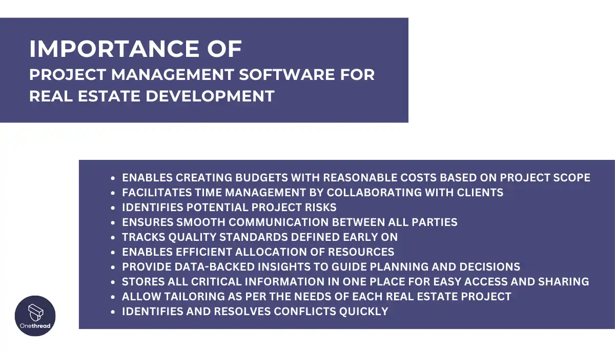 importance of Project Management Software for Real Estate Development