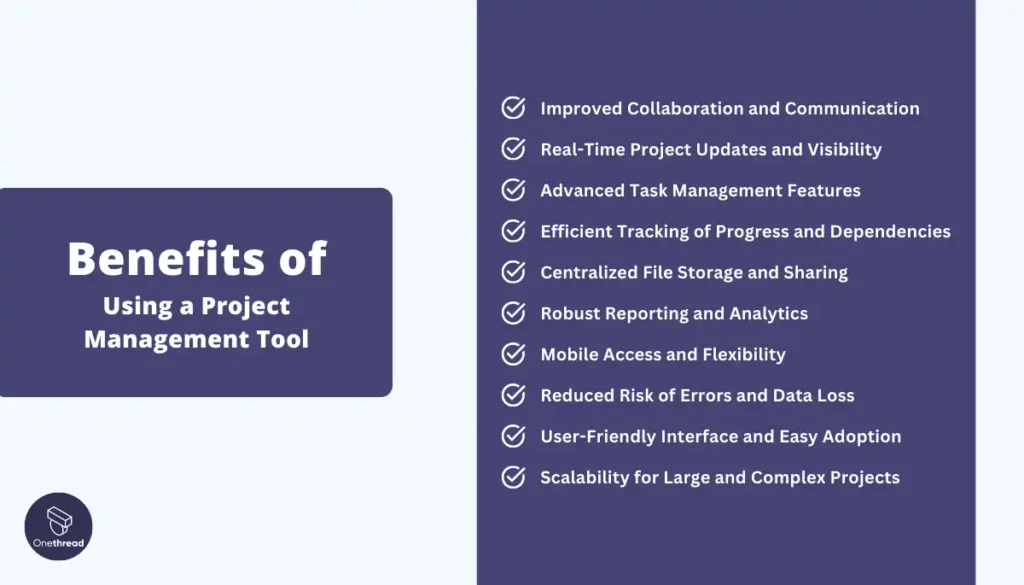 Benefits of Using a Project Management Tool