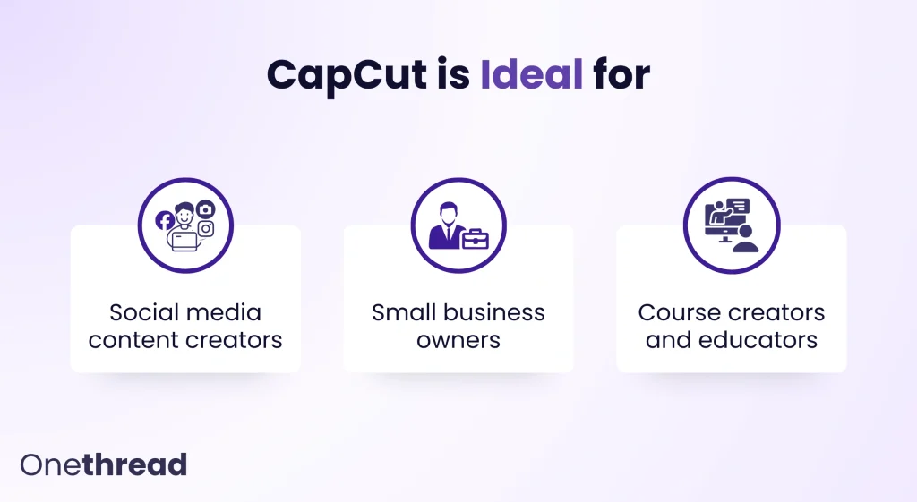 CapCut is Ideal for