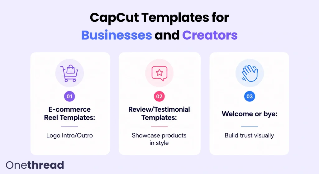 Templates for Businesses and Creators