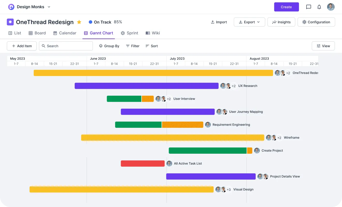 Gantt Chart