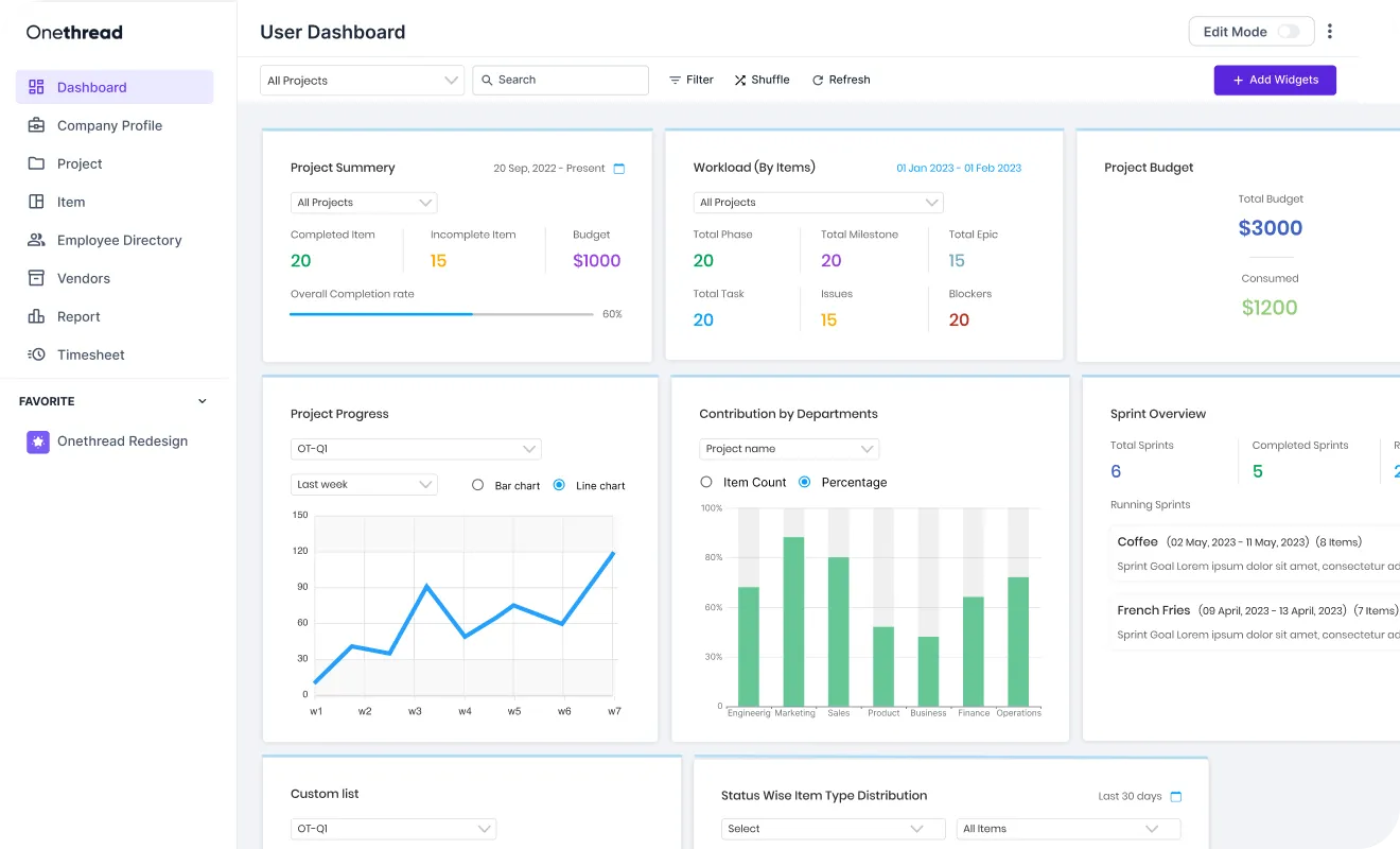 Dashboard